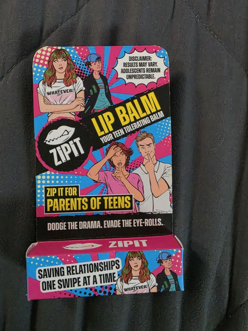 Zipit Teen Lip Balm - Pink & Blue Packaging